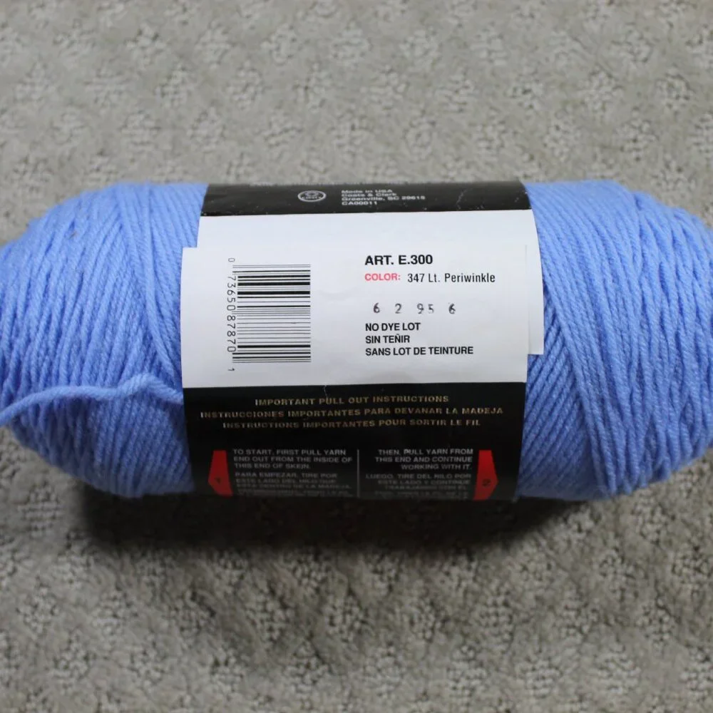3 Skeins Red Heart Super Saver Yarn Blue 7 Oz Skein E300 100 Acrylic Worsted